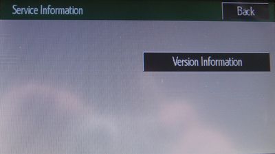 A.1.3-Service Information, beim PIII (FL, ohne Navi)